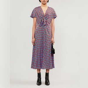 Sandro Catny Cat Midi Dress